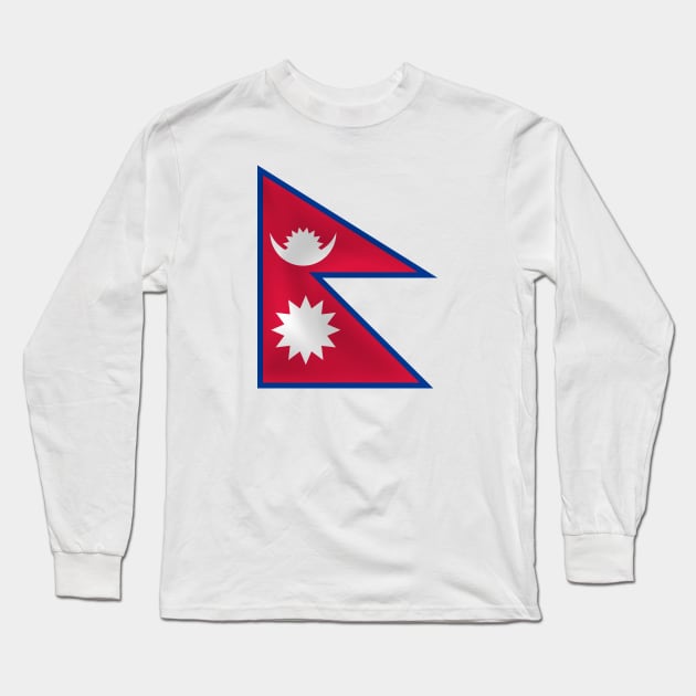 Nepal artwork Long Sleeve T-Shirt by SASTRAVILA